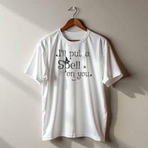 Halloween Ill Put A Spell On You Witch Hat Spiders Webs Funny T-Shirt