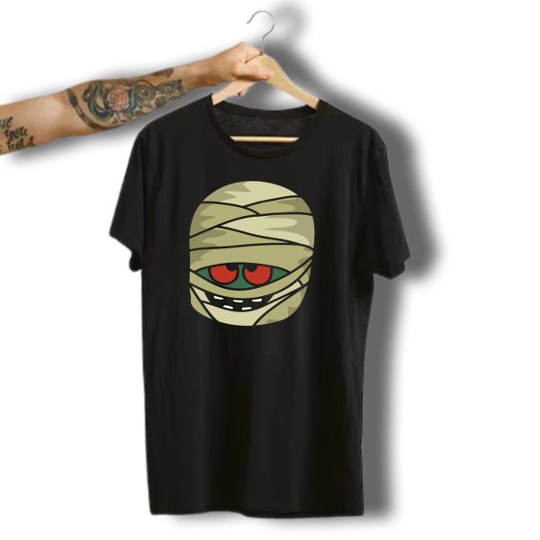 Halloween Mummy Monster Zombie Horror Face T Shirt t shirt 1