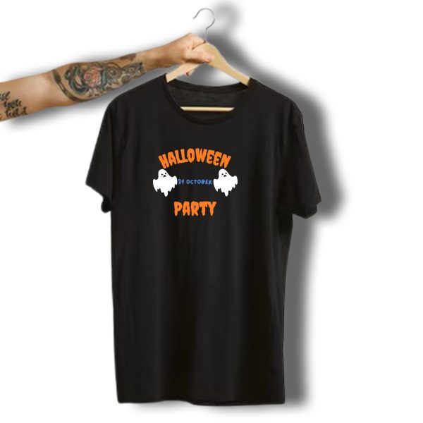 Halloween Party 31 October With Cute Ghosts T Shirt t shirt 1