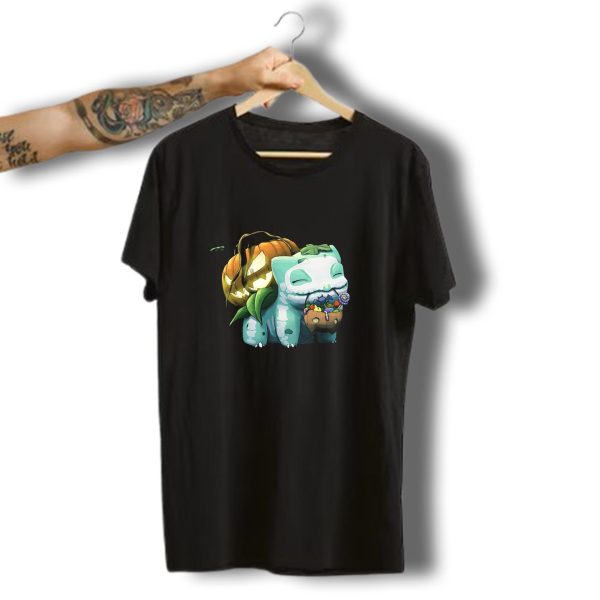 Halloween Pumpkin Bulbasaur Trick Or Treat T Shirt t shirt 1