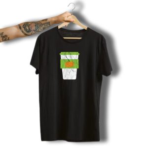 Halloween Pumpkin Coffee Cup T-Shirt