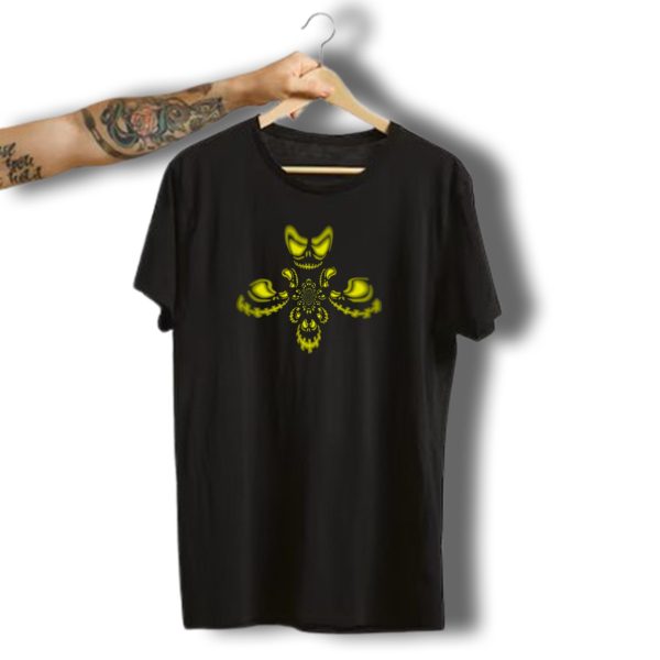 Halloween Pumpkin Evil Yellow Group Faces T Shirt t shirt 1