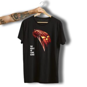 Halloween Pumpkin Knife The Night He Came Home T-Shirt