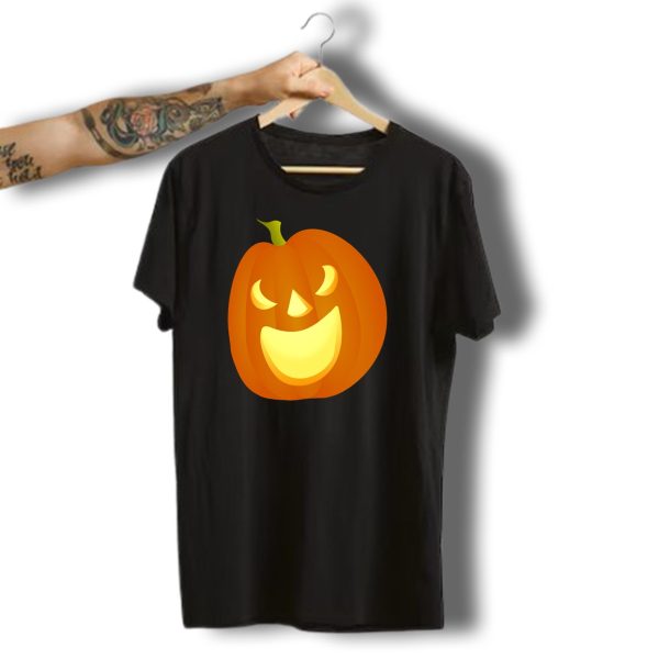 Halloween Pumpkin Smile Carved Jack O Lantern T Shirt t shirt 1