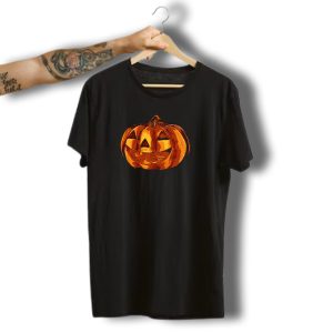 Halloween Pumpkin Witch Scary Present Jack O Lantern T-Shirt