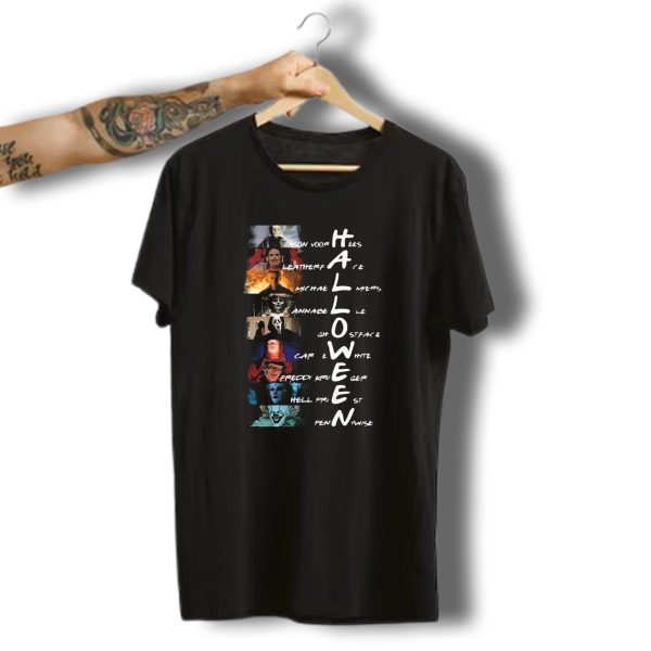 Halloween Scary Characters 2024 Jason Voorhees Leatherface Michael Myers Annabelle Ghostface T Shirt t shirt 1