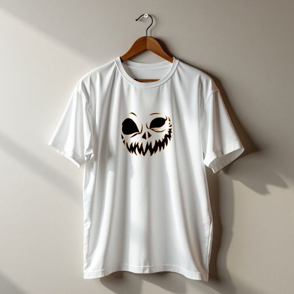Halloween Scary Evil Pumpkin Head With Funny Pumpkin Face T Shirt t shirt 1