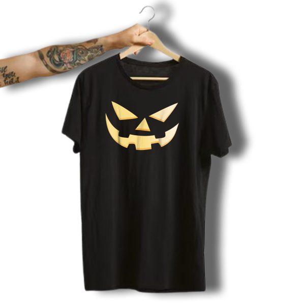 Halloween Scary Jack O Lantern Pumpkin Face T Shirt t shirt 1