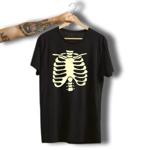 Halloween Skeleton Rib Cage Ribs T-Shirt