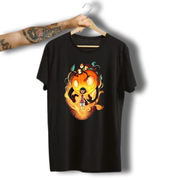 Halloween Spirit Enchanted Pumpkin And Ghostly Companions T Shirt t shirt 1