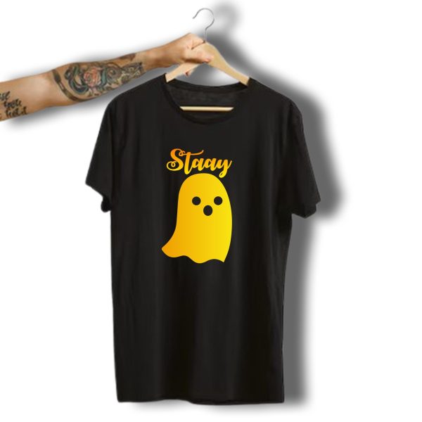 Halloween Spooky Ghost Boo Stayy T Shirt t shirt 1