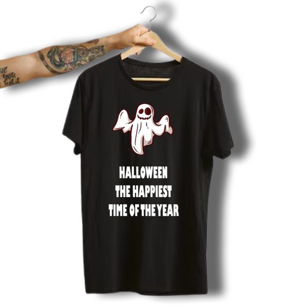 Halloween The Happiest Time Of The Year Ghost T Shirt t shirt 1
