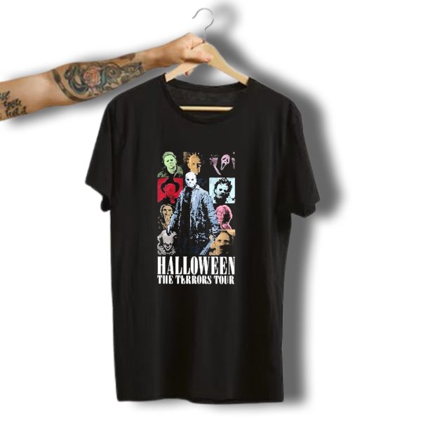 Halloween The Terrors Tour Icons Of Horror T Shirt t shirt 1