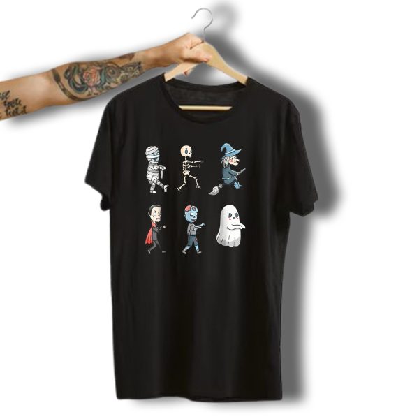 Halloween Witch Ghost Skeleton Mummy Vampire Zombie T Shirt t shirt 1
