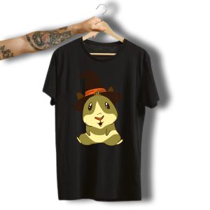 Halloween Witch Hat Guinea Pig T-Shirt