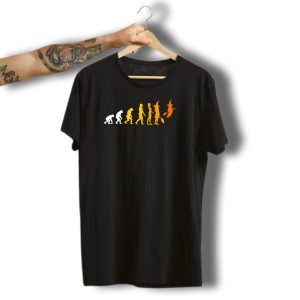 Halloween Witch Human Evolution T-Shirt
