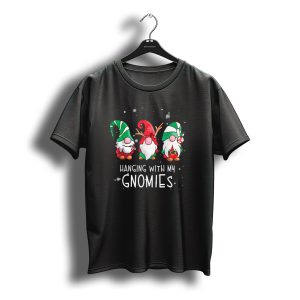 Hanging With My Gnomies Nordic Santa Christmas Gnomes T-Shirt