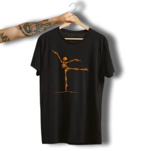 Happy Halloween Ballet Skeleton Jq Costume T-Shirt