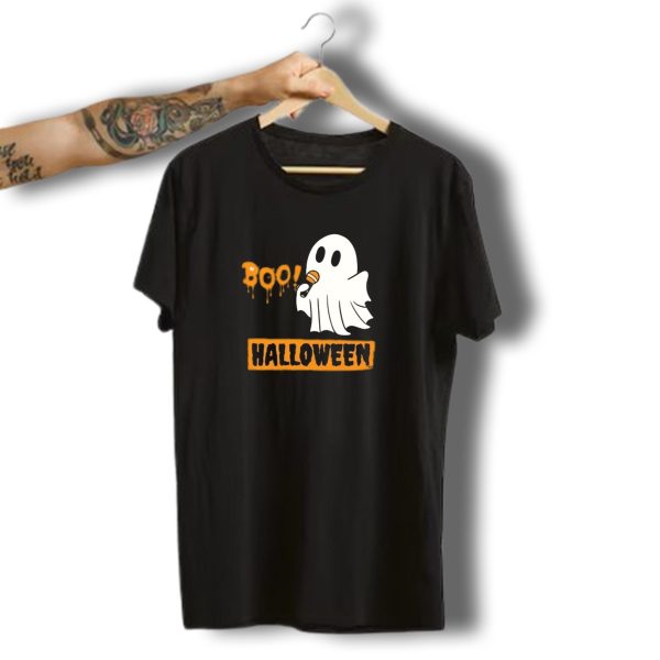 Happy Halloween Boo Cute Singing Ghost Halloween T Shirt t shirt 1