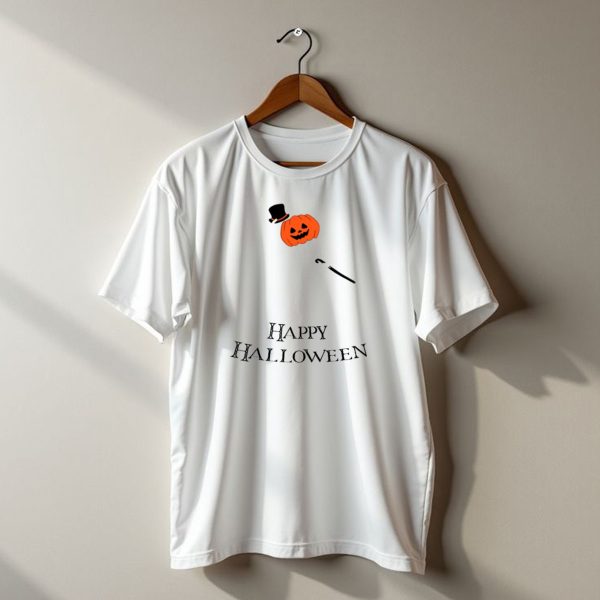 Happy Halloween Dancing Pumpkin Skeleton T Shirt 1 t shirt 1