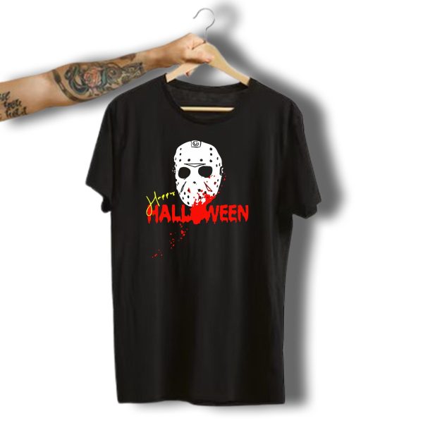 Happy Halloween Die Mask Horror Reference T Shirt t shirt 1