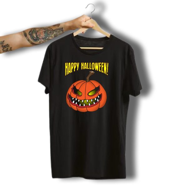 Happy Halloween Evil Pumpkin 1 T Shirt t shirt 1