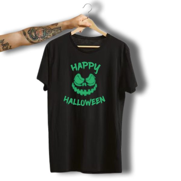 Happy Halloween Green Pumpkin Evil Horror Fear T Shirt t shirt 1 1
