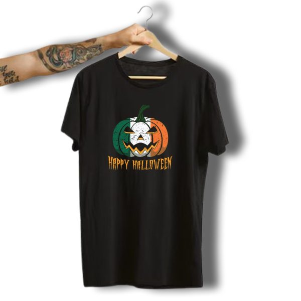 Happy Halloween Irish Flag Pumpkin Jack O Lantern T Shirt t shirt 1
