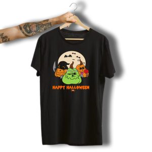Happy Halloween Pumpkins Monster Zombie Horror T-Shirt