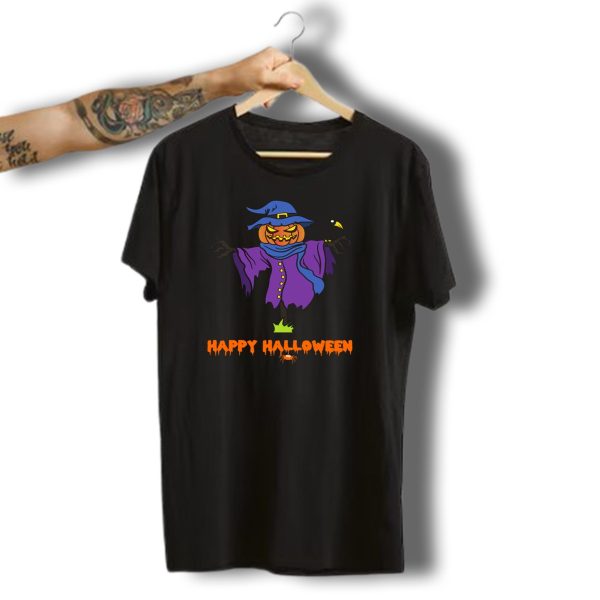 Happy Halloween Scarecrow Pumpkin Monster Trick Or Treat T Shirt t shirt 1