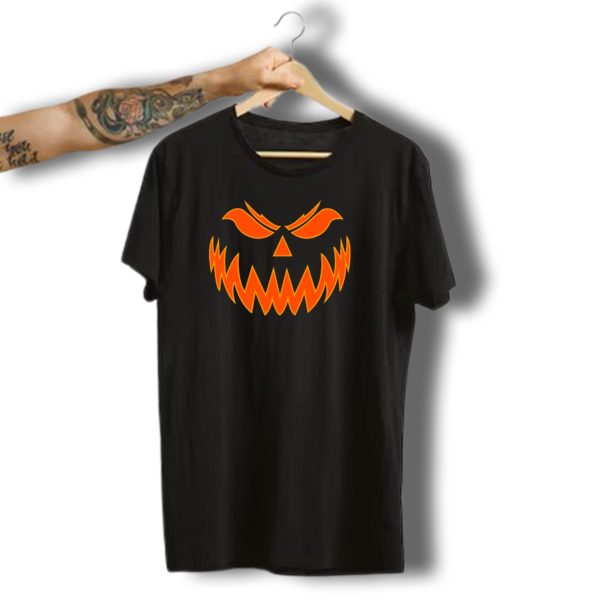 Happy Halloween Scary Jack OLantern Face Pumpkin T Shirt t shirt 1