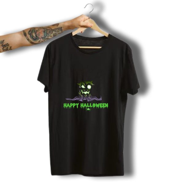 Happy Halloween Zombie Monster Tree Horror T Shirt t shirt 1