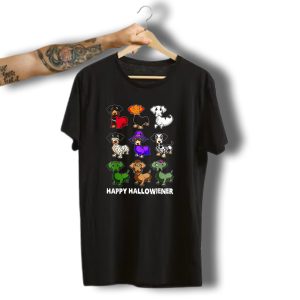 Happy Halloweiner Funny Halloween Dachshund Dogs Lover T-Shirt