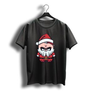 Happy Merry Christmas Kawaii Cool Santa Claus Cute Chibi Draw T-Shirt