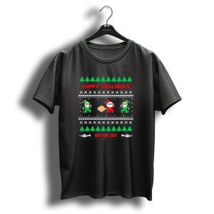 Happy Skalidays Christmas Elf Dancing Oi Oi Oi T-Shirt