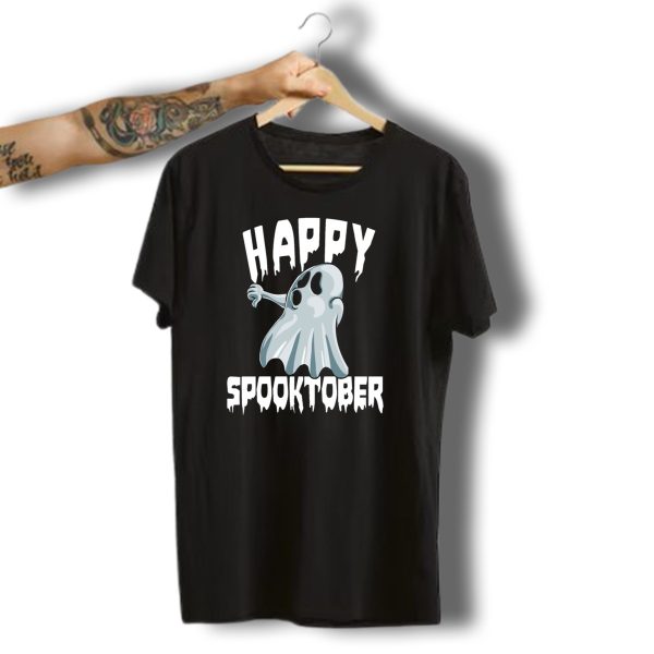 Happy Spooktober Ghost Halloween Horror Scary T Shirt t shirt 1 1