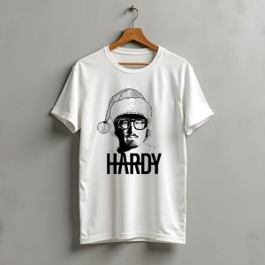 Hardy Santa Hat Christmas T-Shirt
