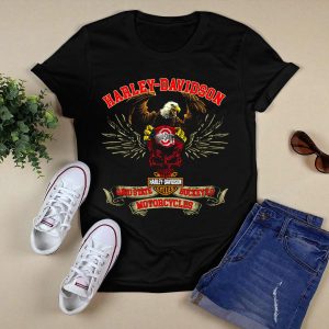 HD Ohio State Buckeyes Motorcycles Eagle T Shirt