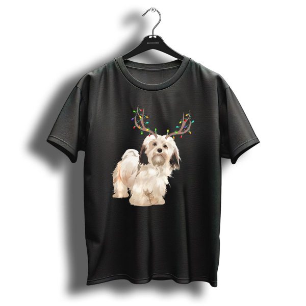 Havanese Reindeer Horn Funny Family Matching Christmas Lights T Shirt 1 t shirt 1