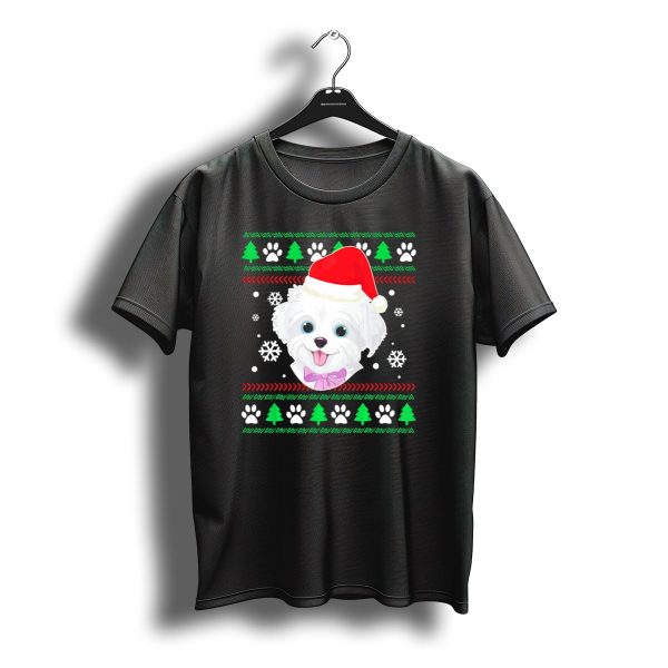 Havanese Scottish Santa Hat Christmas T Shirt t shirt 1