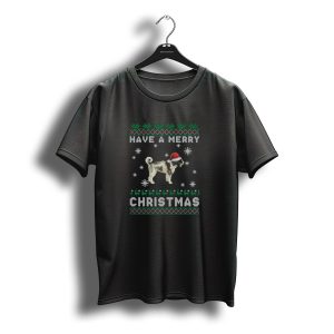 Have A Merry Christmas Lagotto Romagnolo Santa Hat Ugly T-Shirt