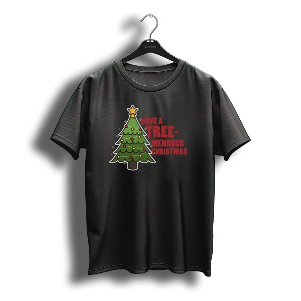 Have A Tree Mendous Christmas Xmas Santa Claus Elves T Shirt t shirt 1