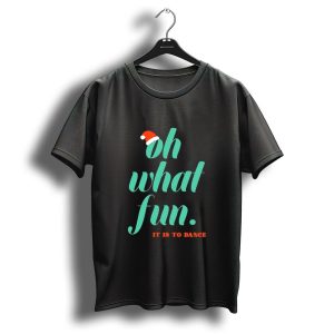 Hayley Erbert Oh What Fun It Is To Dance Christmas Santa Hat T Shirt