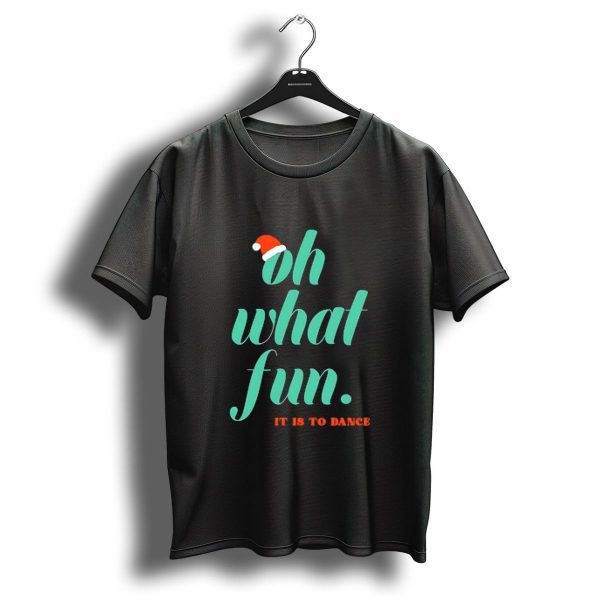 Hayley Erbert Oh What Fun It Is To Dance Christmas Santa Hat T Shirt 1 t shirt 1