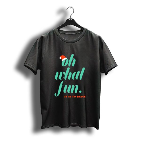 Hayley Erbert Oh What Fun It Is To Dance Christmas Santa Hat T Shirt t shirt 1