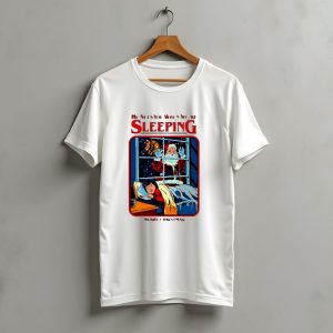 He Sees You When You'Re Sleeping Santa Claus Merry Christmas T-Shirt