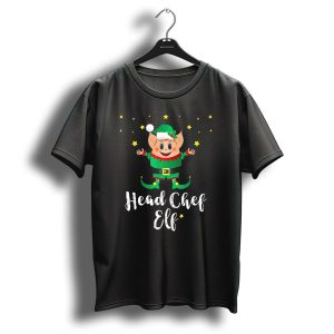 Head Chef Elf Christmas Xmas Elves T-Shirt