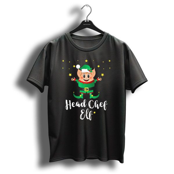 Head Chef Elf Christmas Xmas Elves T Shirt 1 t shirt 1