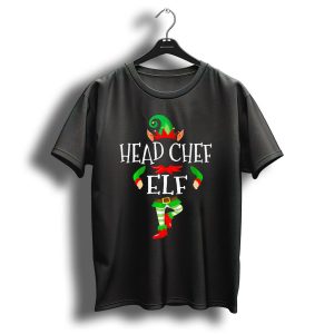 Head Chef Elf Family Matching Group Christmas Holiday T-Shirt