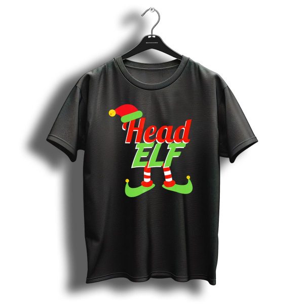 Head Elf Christmas Outfit With Hat And Curled Shoes T Shirt 1 t shirt 1